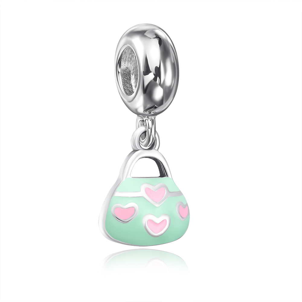 12345 Срібна намистина шарм з емаллю. Артикул G2616-P/12/1453 12345 грн1,274 12345