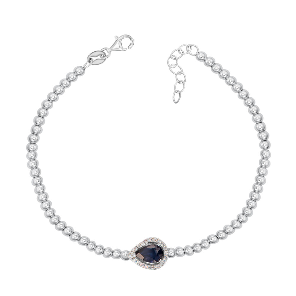 12345 Срібний браслет з сапфіром. Артикул NA-677-B/12/8817 12345 грн4,488.00 12345