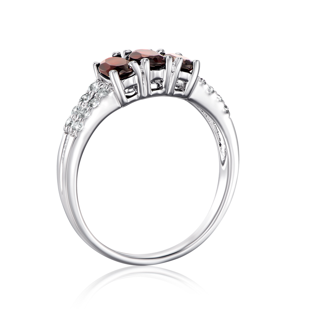 12345 Срібна каблучка з гранатом. Артикул GRE1990-R/12/5232 12345 грн2,271 12345