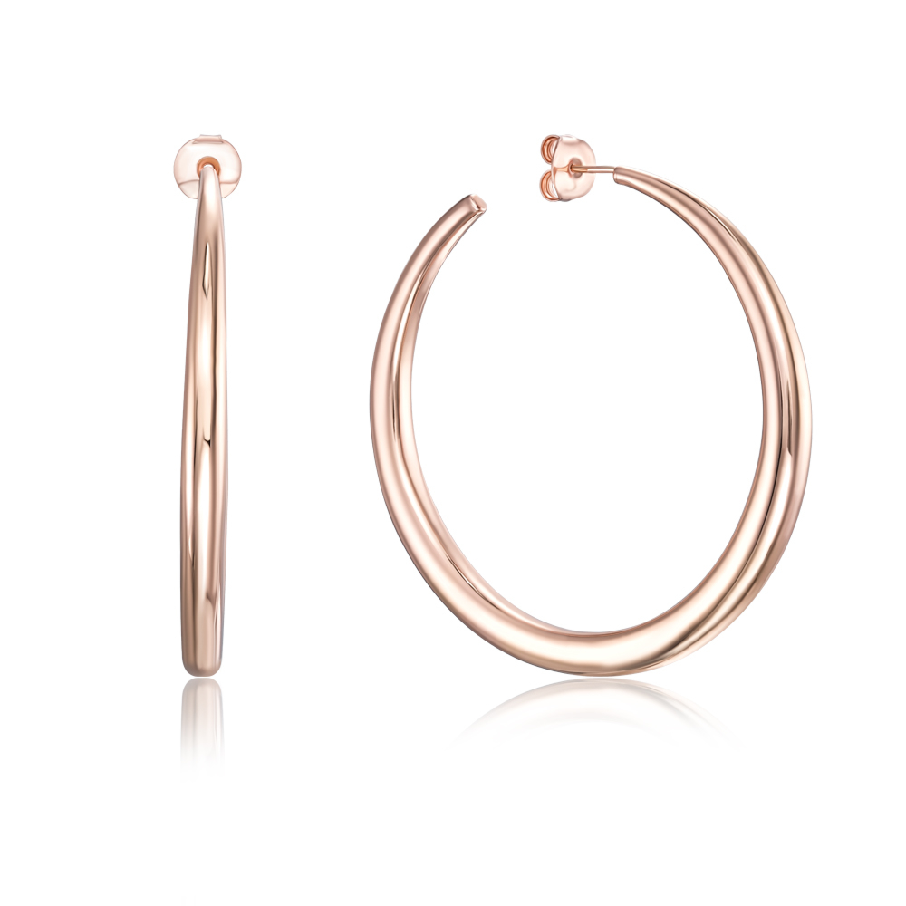 12345 Срібні позолочені сережки-конго. Артикул 1AG1432R-E/17 12345 грн7,709 12345