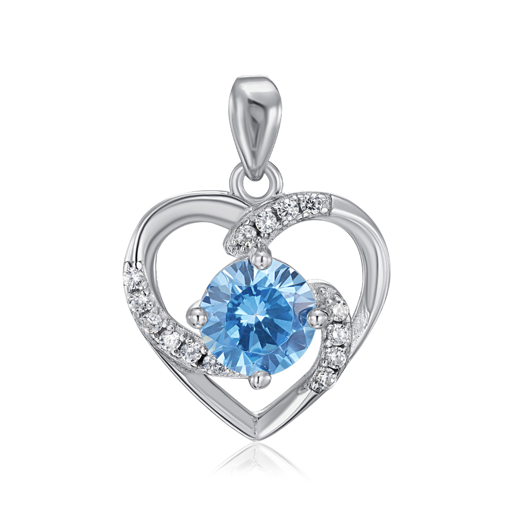 12345 Срібна підвіска з фіанітами. Артикул SP00394-P/12/1505 12345 грн1,765 12345