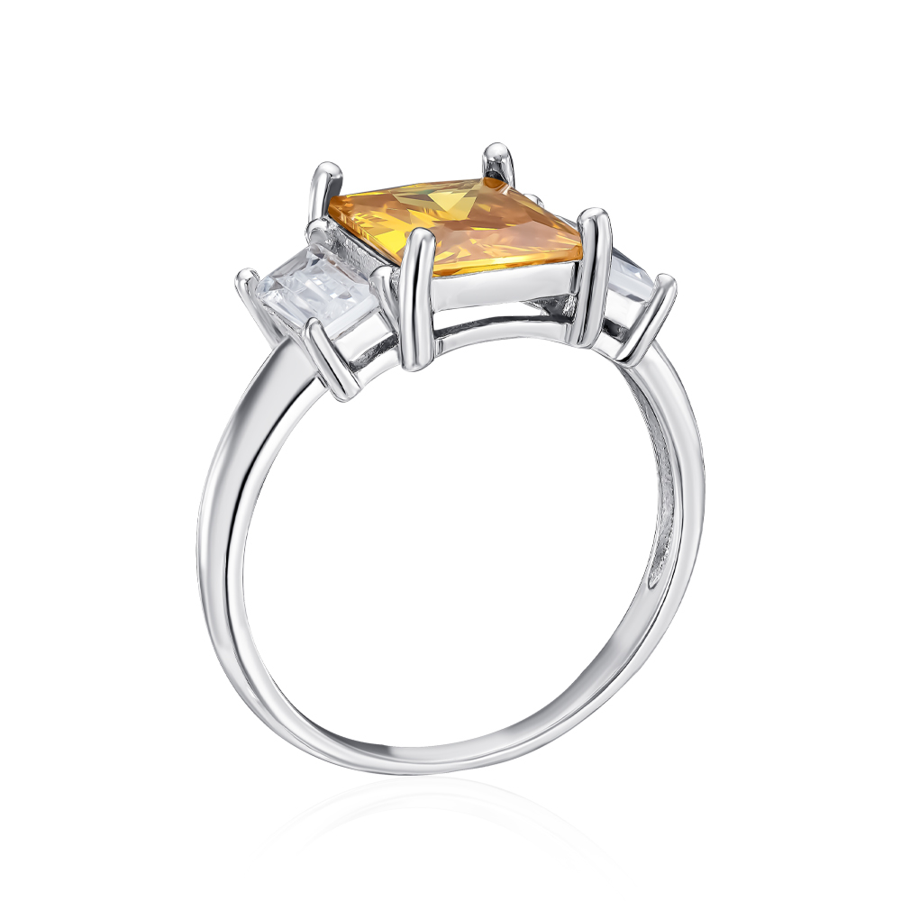 12345 Срібна каблучка з фіанітами. Артикул TK0001-R/12/2954 12345 грн2,052 12345