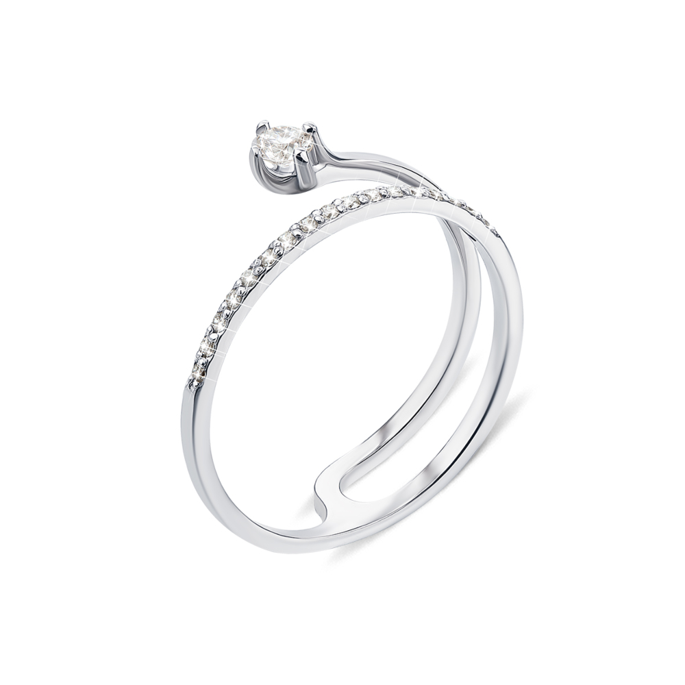 Золотое кольцо с бриллиантами (53417/02/1/8240)