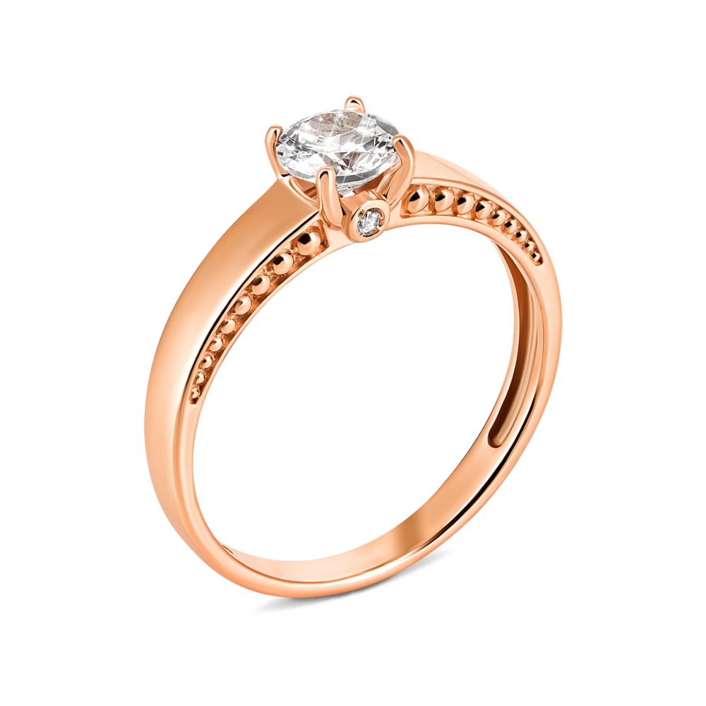 Золотое кольцо с фианитами. Артикул UG5331502