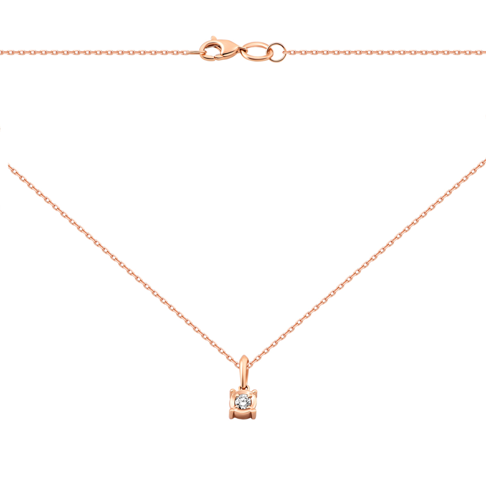 12345 Золоте кольє з діамантом.Артикул UG57104826201 12345 грн23,373 12345