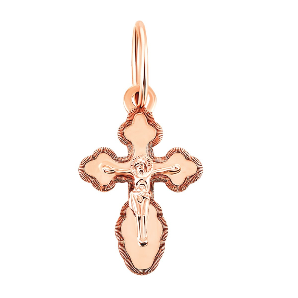 12345 Золотий хрестик з алмазною гранню. Артикул UG5Кр 086 12345 грн2,886 12345