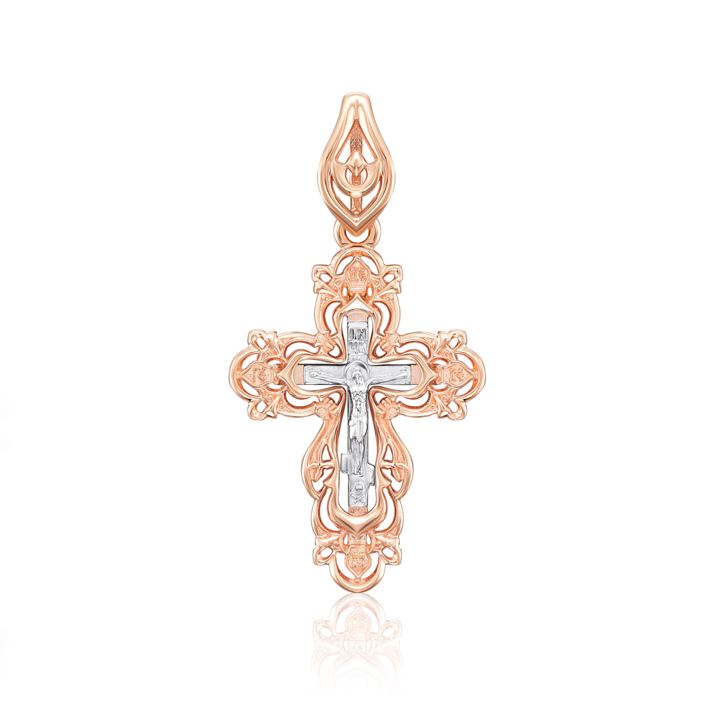 12345 Золотий хрестик. Розп'яття Христове. Артикул 32052/01/1 12345 грн9,869 12345