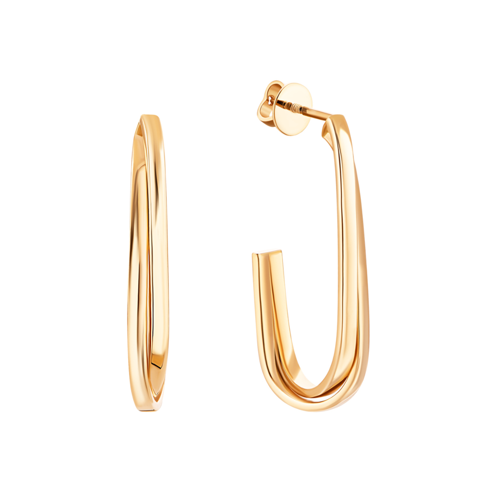 12345 Золоті сережки.Артикул UG52/50/045/2 12345 грн10,909 12345