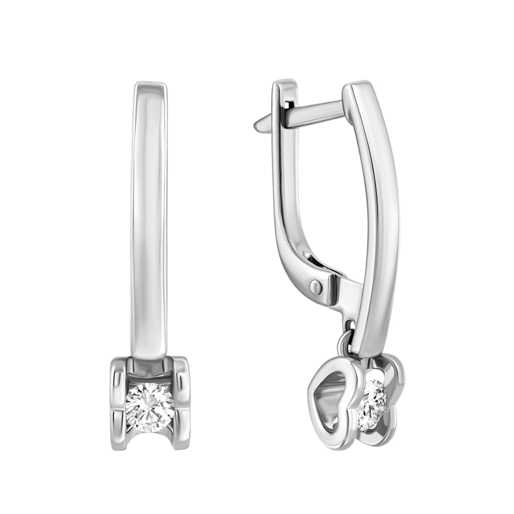 12345 Золоті сережки з діамантами.Артикул UG52108656202 12345 грн54,313 12345