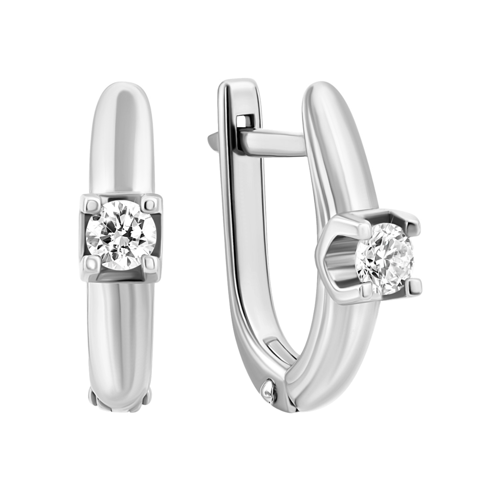 12345 Золоті сережки з діамантами.Артикул UG52191243202 12345 грн38,673 12345