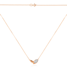 Золоте кольє з фіанітами. Артикул 60173/66024-3/01/1/1